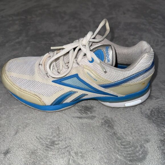 Reebok‎ EasyTone Women's Size 8 Blue & White Running/Toning Shoes - Picture 2 of 9